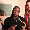 With Ezra Brown (Sax) and Igmar Thomas (Trumpet)